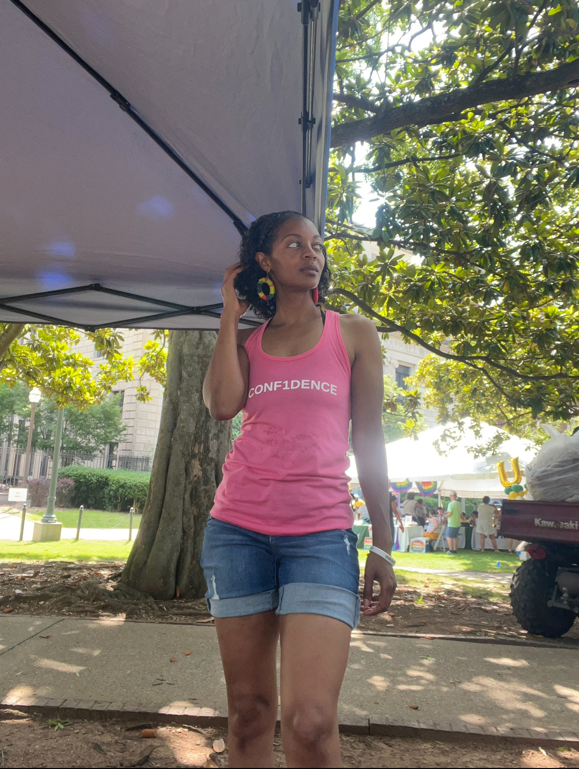 CONF1DENCE Tank (Pink)