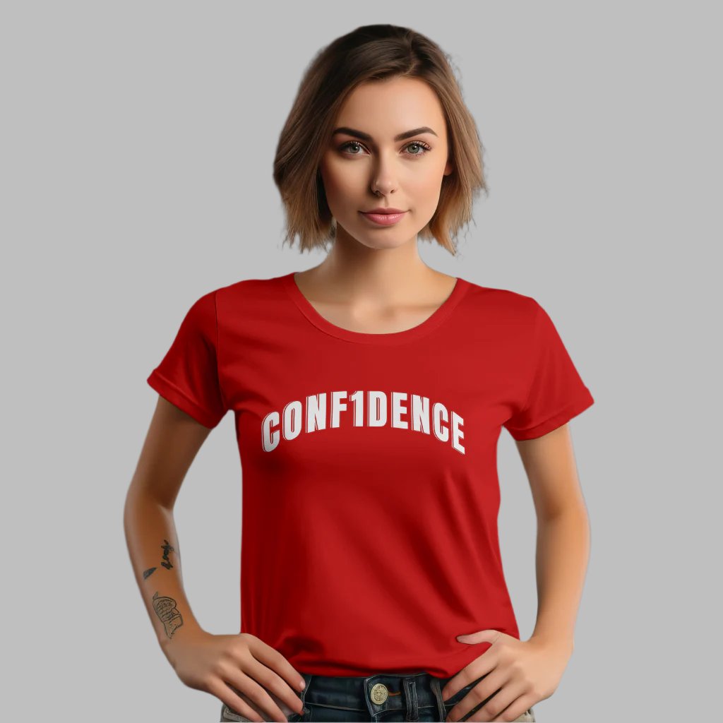Curved Conf1dence Tee