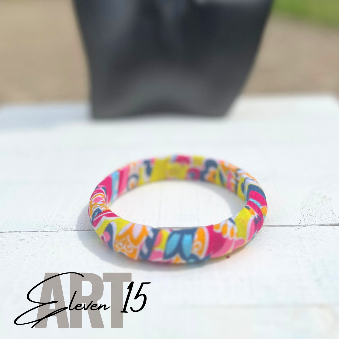 Handcrafted Summer Trunks Bangle - Bold and Unique Jewelry