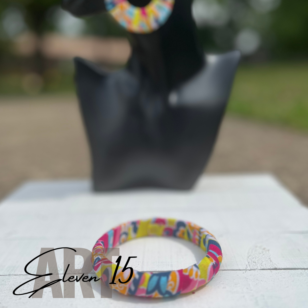 Handcrafted Summer Trunks Bangle - Bold and Unique Jewelry