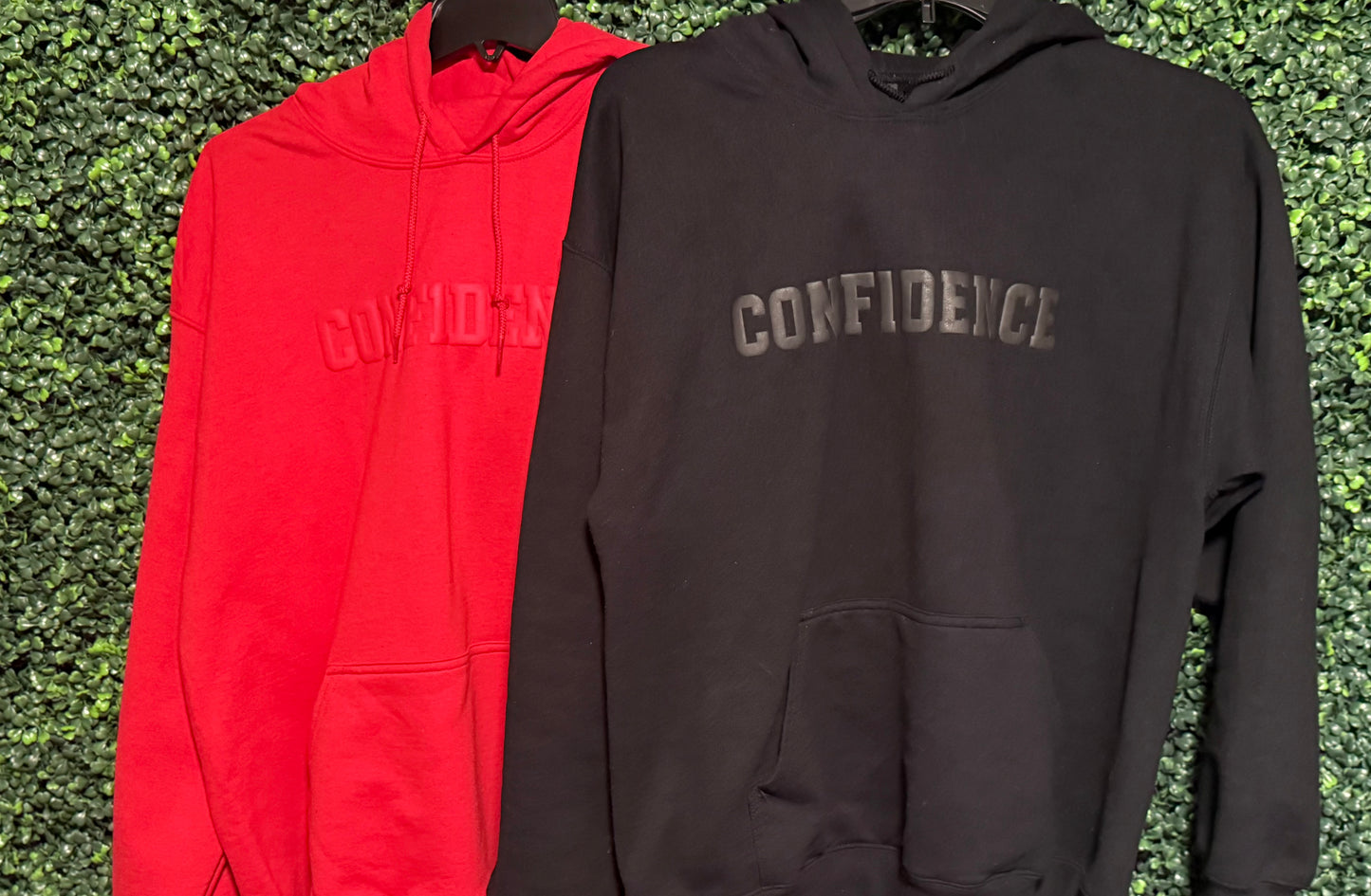 Puff Print "CONF1DENCE" Unisex Hoodie