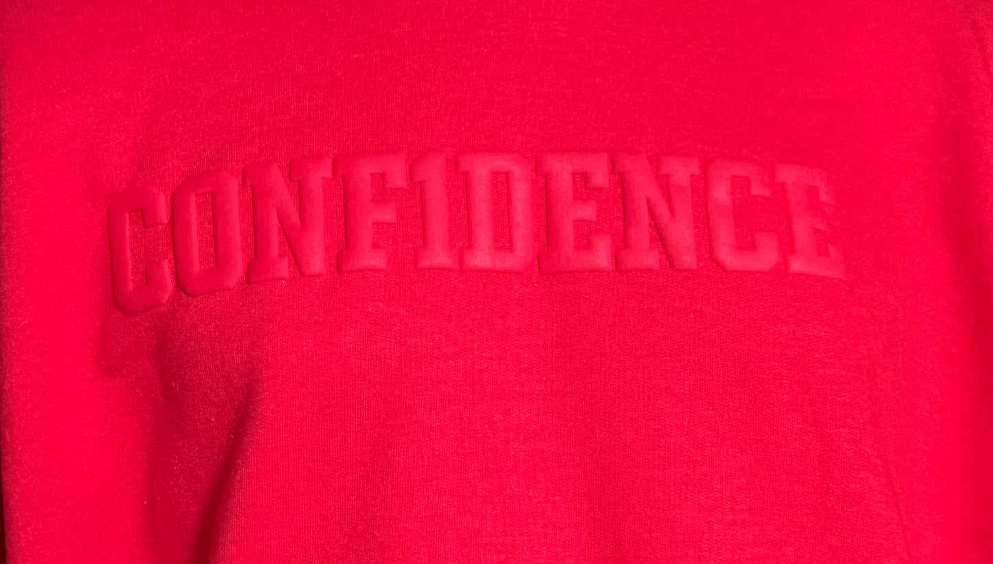 Puff Print "CONF1DENCE" Unisex Hoodie
