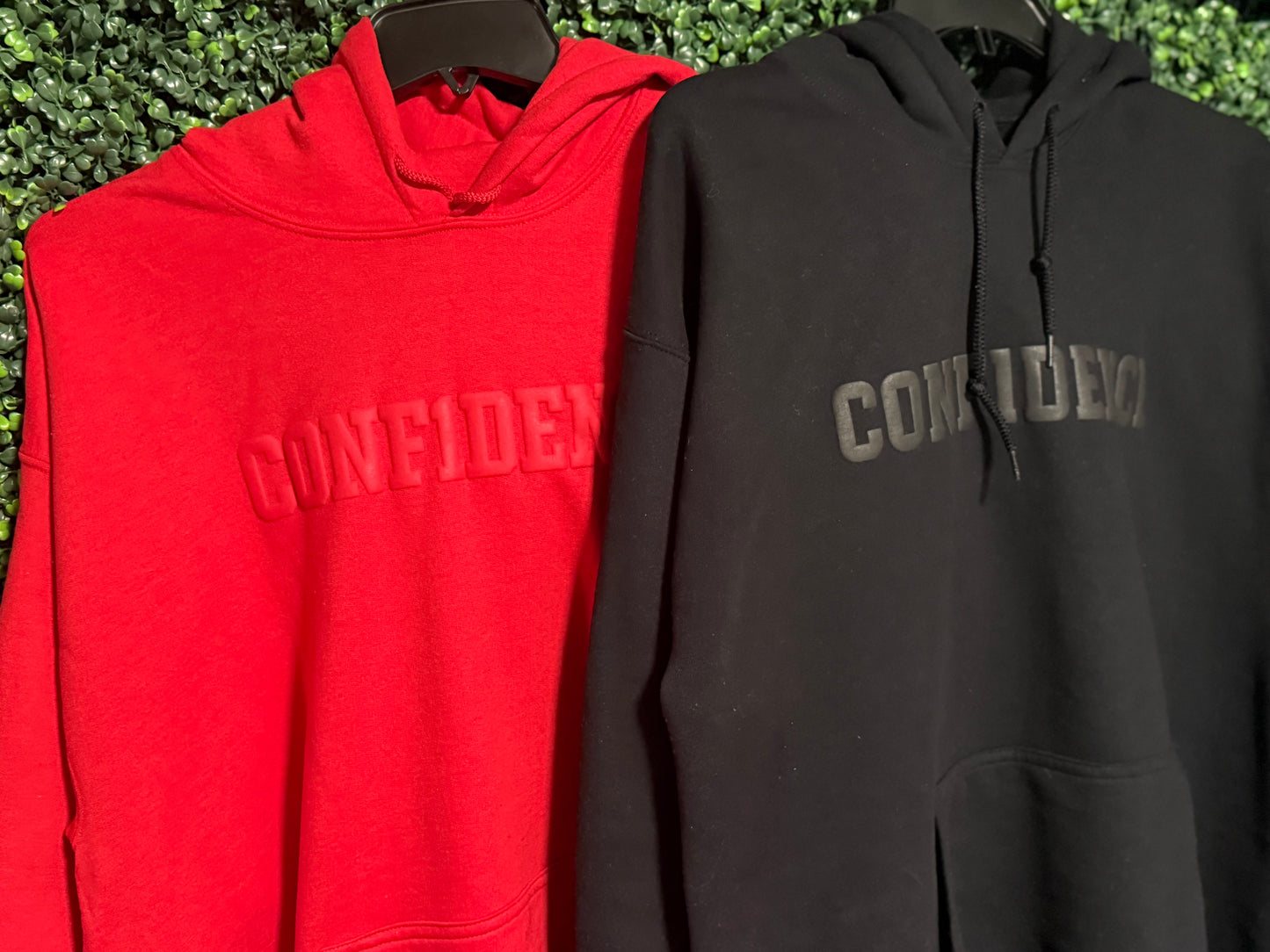 Puff Print "CONF1DENCE" Unisex Hoodie