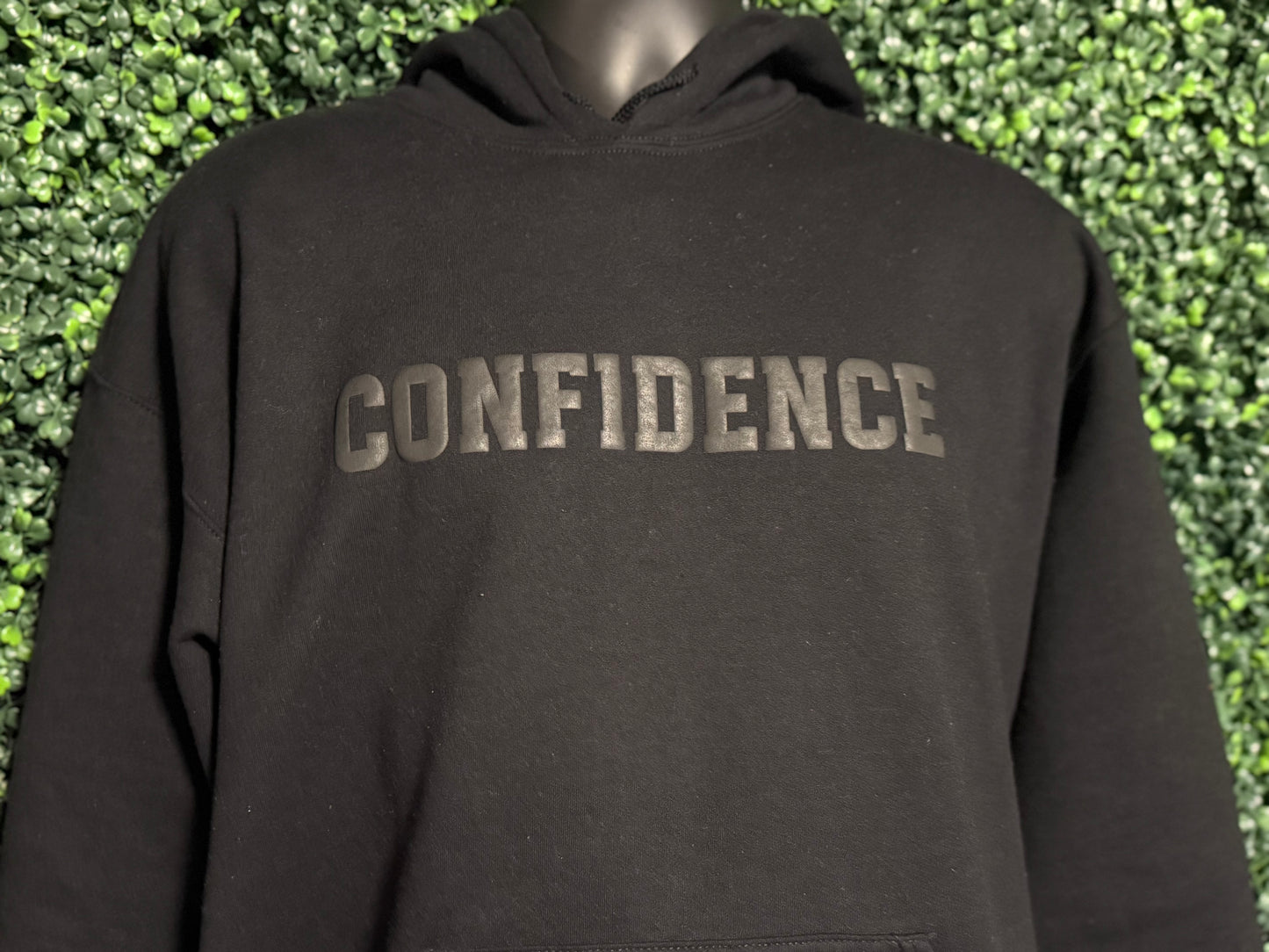 Puff Print "CONF1DENCE" Unisex Hoodie