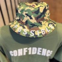 Anything is Possible Reversible Camo Bucket Hat - Custom Streetwear Accessory
