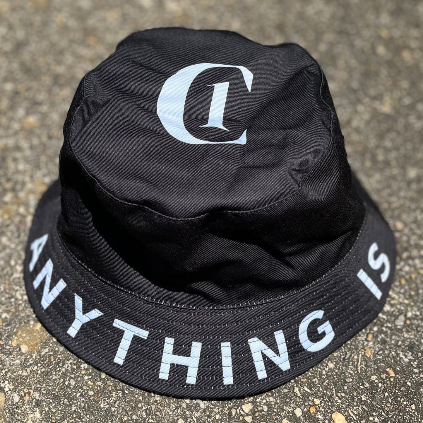 Anything is Possible Reversible Camo Bucket Hat - Custom Streetwear Accessory